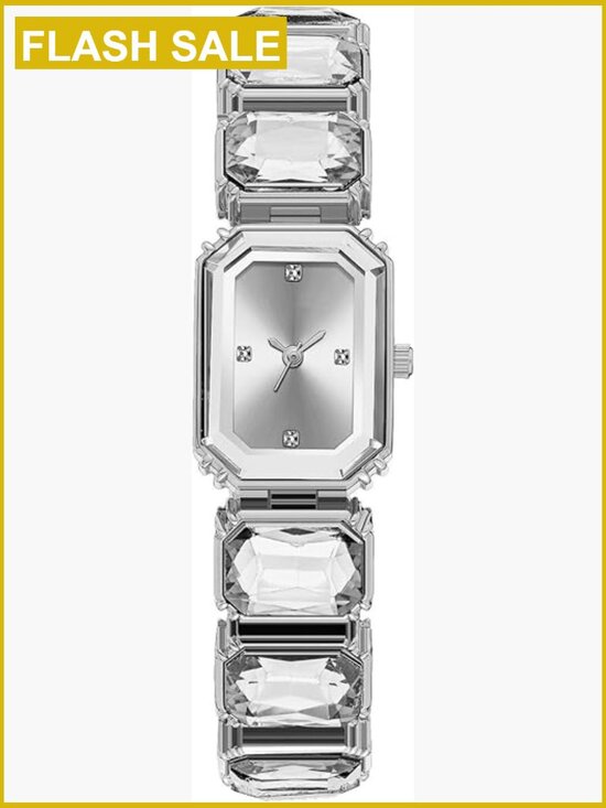 Luxury Crystal Bangle Watch Ladies\' Fashion Waterproof Wristwatch